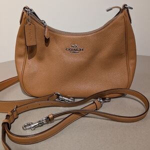 Coach Teri Hobo Bag Saddle